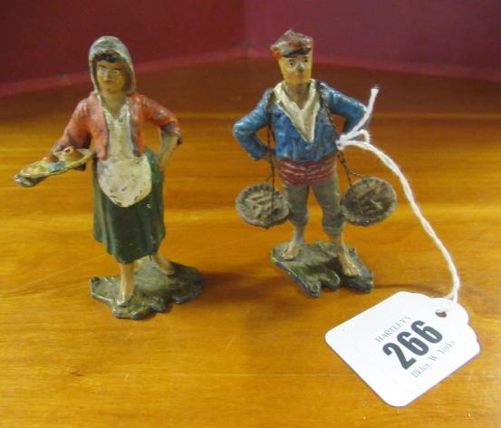 PAIR OF LEAD FIGURES Image