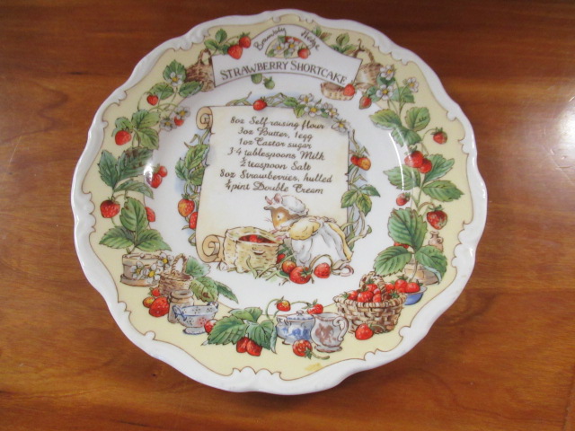 BRAMBLY HEDGE RECIPE PLATE Image