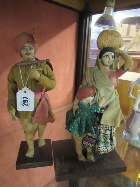 PAIR OF DOLLS ON BASE Image