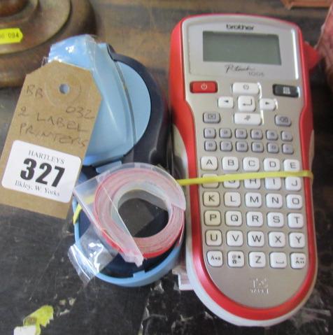 TWO LABEL PRINTERS Image