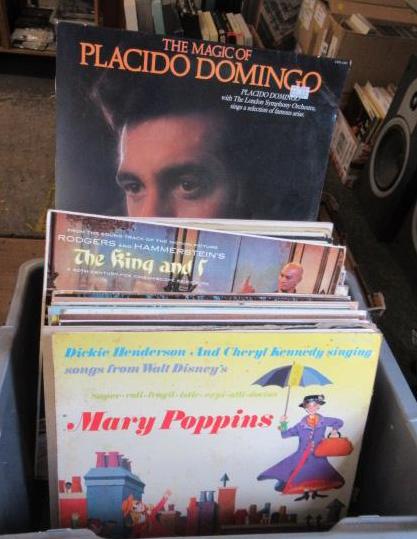 BOX OF LP RECORDS Image