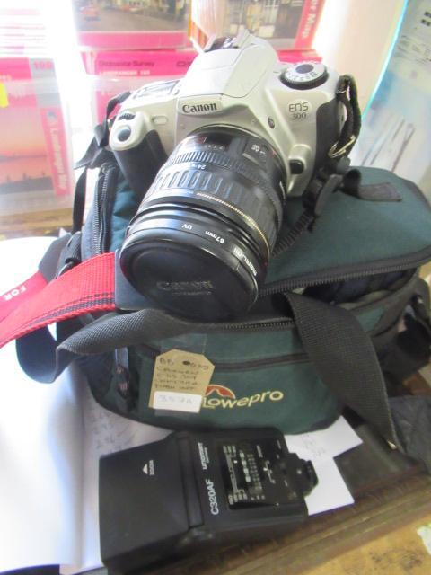 CANON EOS309 CAMERA AND FLASH UNIT Image