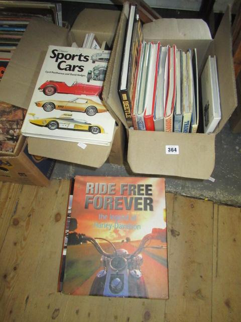 TWO BOXES OF TRANSPORT BOOKS Image