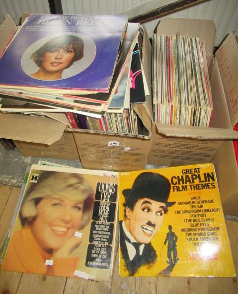 THREE BOXES OF LP RECORDS Image