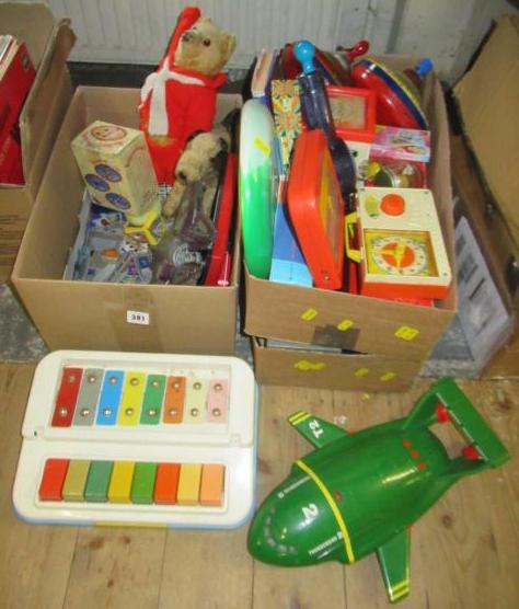 THREE BOXES OF TOYS Image