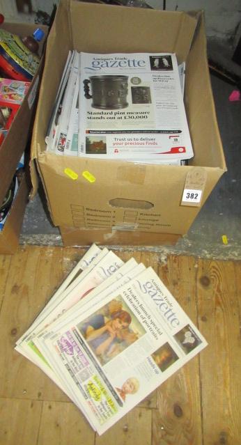 TWO BOXES OF ANTIQUES TRADE GAZETTE Image