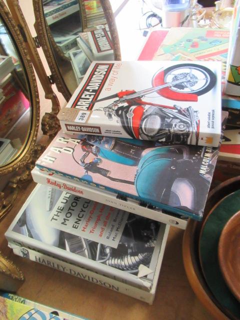 FIVE HARLEY DAVIDSON MOTORCYCLE BOOKS Image
