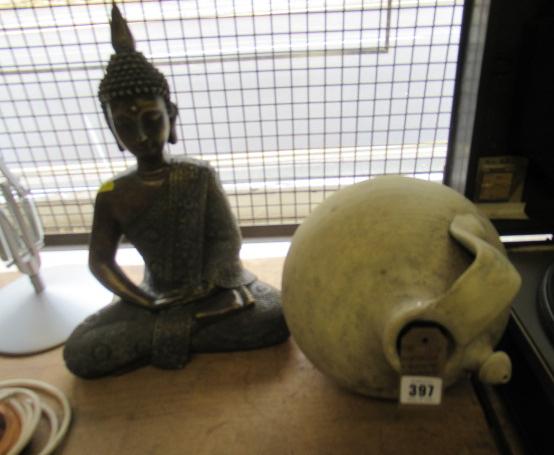 AMPHORA AND BUDDHA ORNAMENTS Image