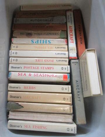 BOX OF OBSERVER BOOKS Image