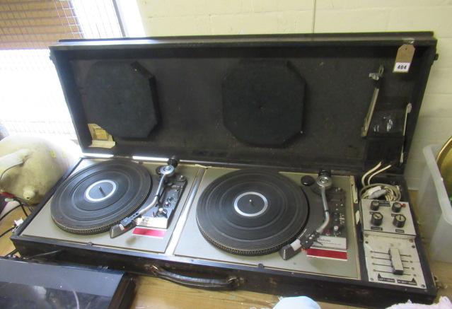 CASED TECHNICS F-G SERVO SL-23 TURNTABLE Image