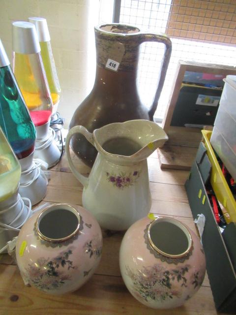 TWO JUGS AND TWO VASES Image