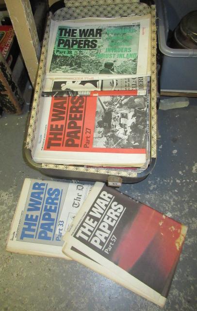 FULL CASE OF WAR NEWSPAPERS Image