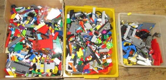 THREE BOXES OF LEGO Image