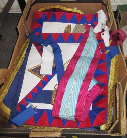 BOX OF MASONIC ITEMS Image
