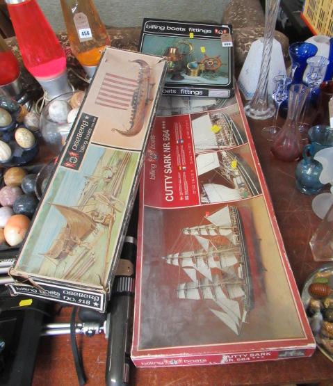TWO BOXED BOAT MODELS AND ANOTHER Image