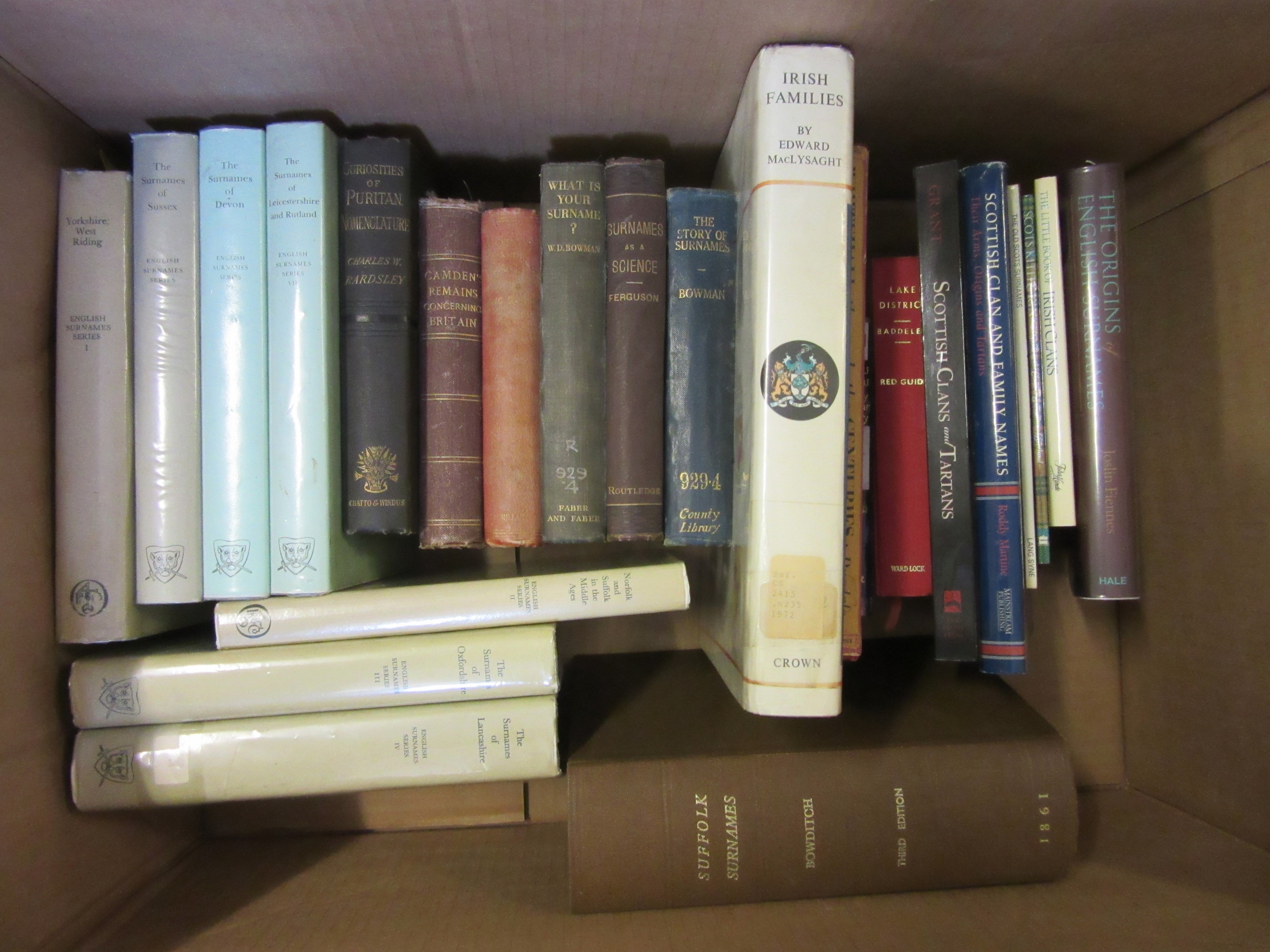 TWO BOXES OF BOOKS Image