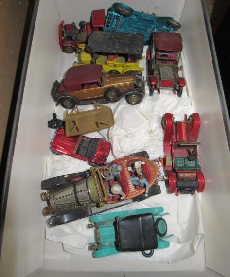BOX OF DIECAST CARS Image