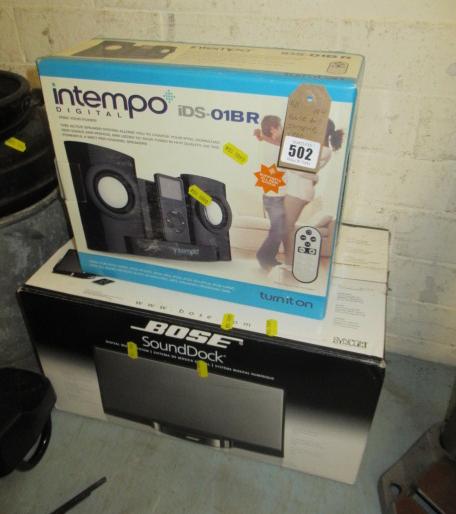 BOXED BOSE AND INTEMPO IPAD DOCKING SETS Image