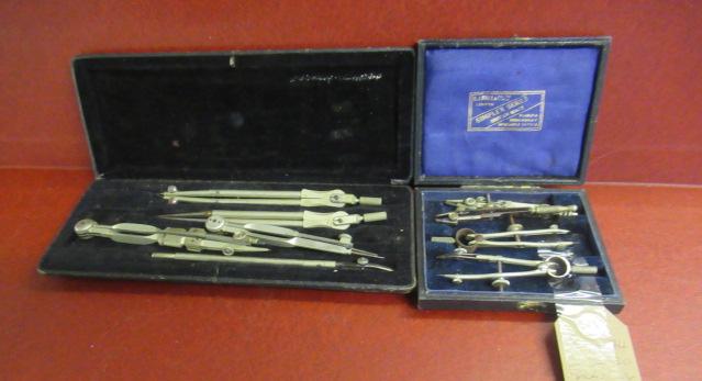 TWO BOXED DRAWING INSTRUMENTS Image