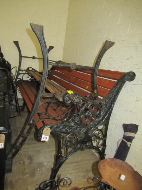 TWO GARDEN BENCHES Image