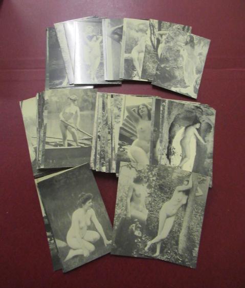 EIGHTY SIX FRENCH NATURIST POSTCARDS Image