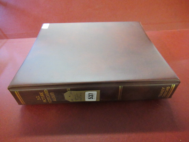 LARGE BINDER OF POSTCARDS Image