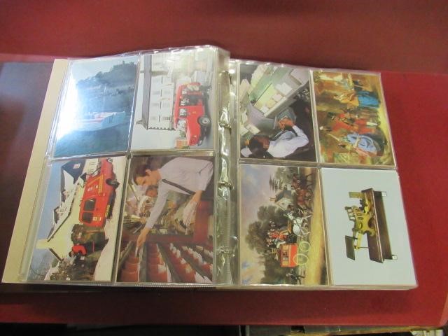 LARGE BINDER OF POSTCARDS Image