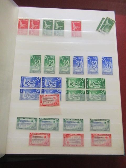 TWO ALBUMS OF MAINLY MINT NEW ZEALAND STAMPS Image