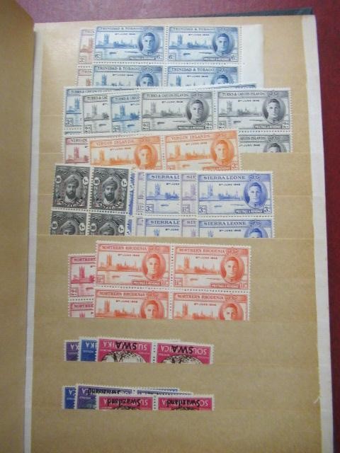 ALBUM OF MINT VICTORY ISSUED GB STAMPS Image