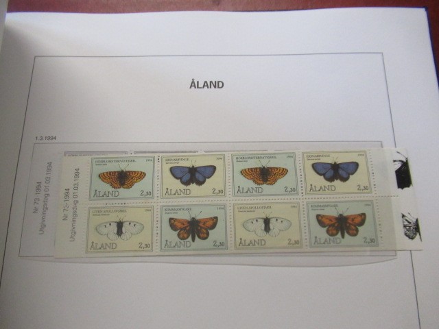 ALBUM OF MINT ALAND STAMPS Image