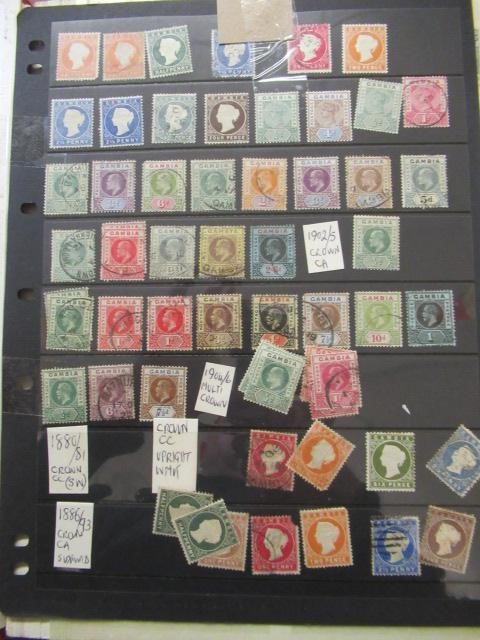 ALBUM OF VICTORIAN AND LATER GAMBIAN STAMPS Image