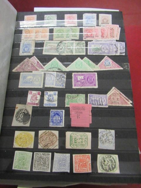 TWO ALBUMS OF INDIAN STAMPS Image