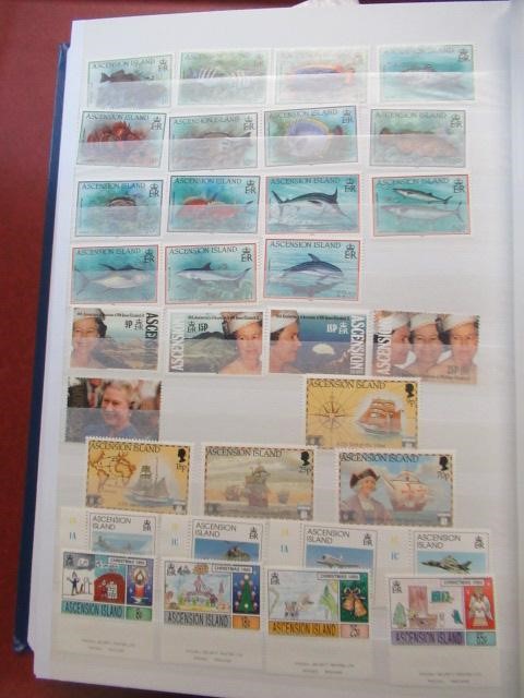 FULL ALBUM OF MAINLY MINT ASCENSION ISLAND STAMPS Image
