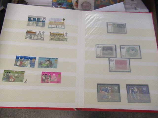 STOCKBOOK OF GB MISSING PHOSPHOR COMMEMORATIVE STAMPS CIRCA 1967-1971 Image