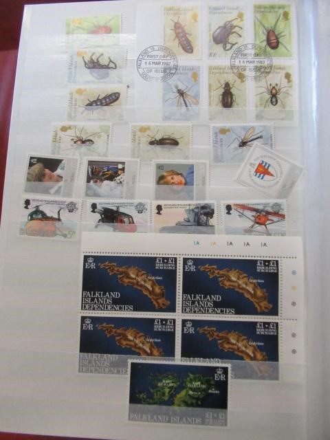 MAINLY MINT ALBUUM OF FAULKLAND AND DEPENDENCY ISLANDS STAMPS Image