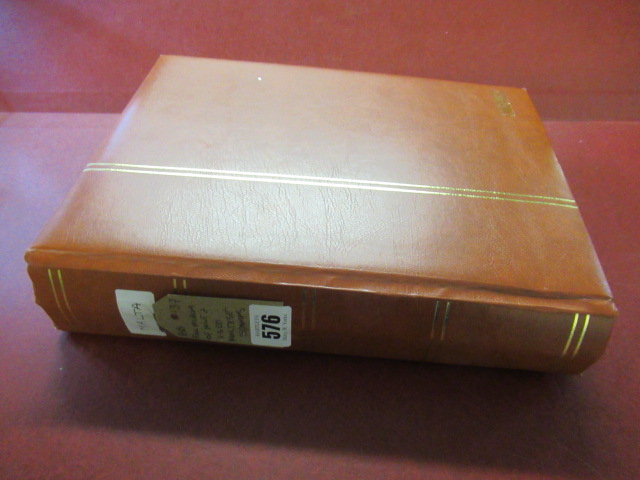 FULL ALBUM OF MINT AND USED MALTESE STAMPS Image