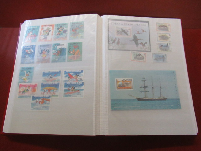 ALBUM OF MINT AND USED TURKS AND CAICOS ISLANDS STAMPS Image