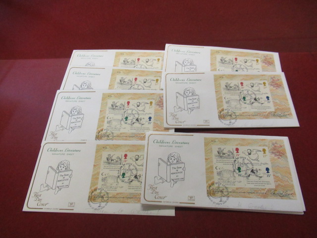QUANTITY OF MINIATURE SHEET FIRST DAY COVERS Image