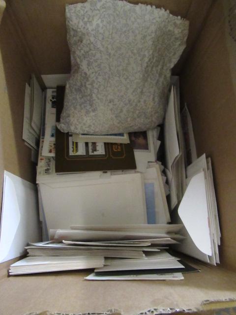 BOX OF FIRST DAY COVERS Image