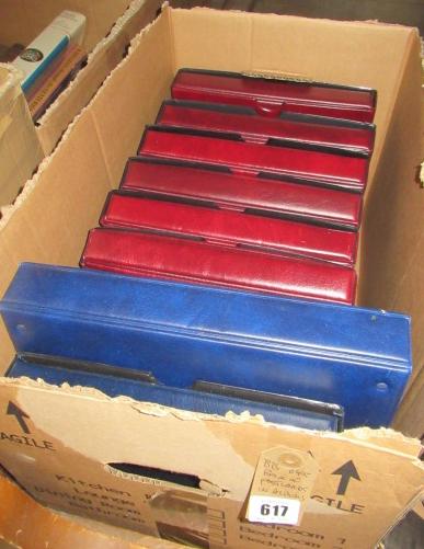 BOX OF POSTCARDS IN ALBUMS Image