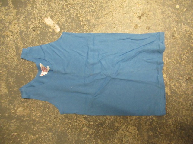 BOX OF VINTAGE FOOTBALL SHIRTS AND SPORTSWEAR Image