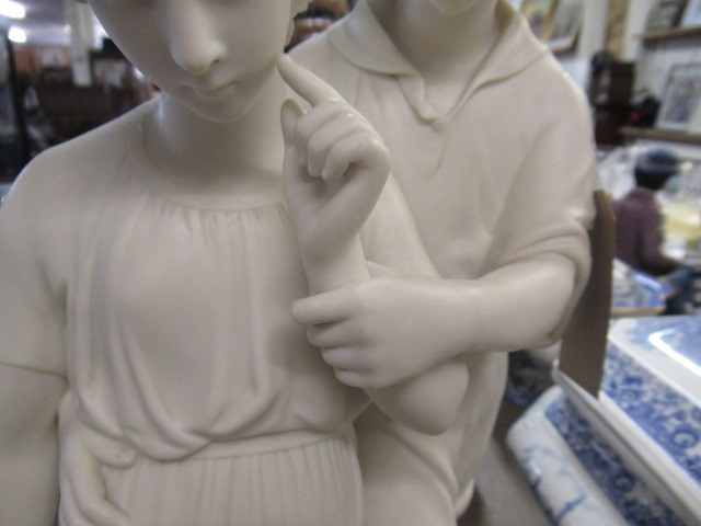 LARGE ART UNION OF LONDON COPELAND PARIAN FIGURE GROUP Image