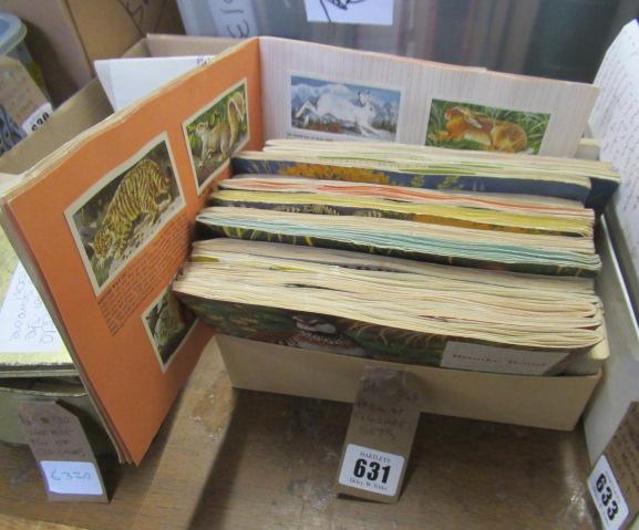 BOX OF CIGARETTE CARD SETS Image