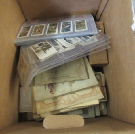 BOX OF CIGARETTE CARDS Image