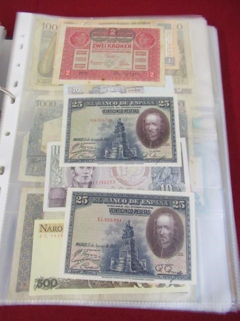 LARGE QUANTITY OF MINT AND USED WORLD BANK NOTES Image