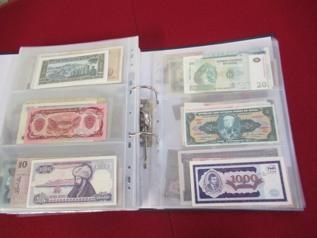 LARGE QUANTITY OF MINT AND USED WORLD BANK NOTES Image