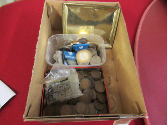 BOX OF UK COINS Image