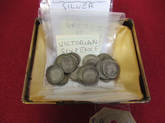 SILVER VICTORIAN AND LATER THREEPENNY BITS Image