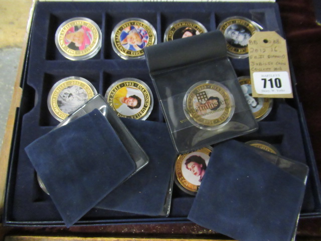 SIXTEEN 2012 ERII DIAMOND JUBILEE COLLECTION OF COINS Image