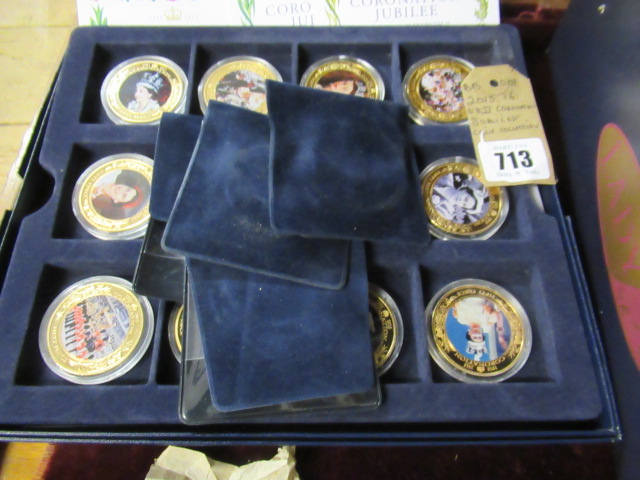 2013 SIXTEEN ERII CORONATION JUBILEE COIN COLLECTION Image